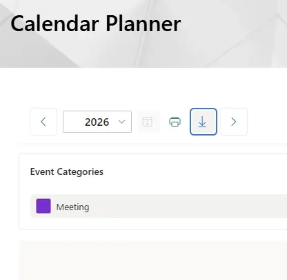 New Enterprise features in Calendar Planner: ICS export and Dashboard Tile licensing